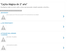 Tablet Screenshot of cajitamagicaduendecitos.blogspot.com