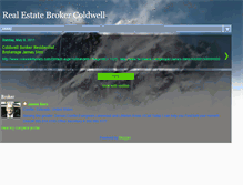 Tablet Screenshot of james-realestatebrokercoldwell.blogspot.com