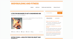 Desktop Screenshot of bodybuilding-fitness-motivation.blogspot.com