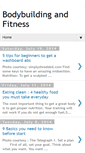 Mobile Screenshot of bodybuilding-fitness-motivation.blogspot.com