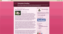 Desktop Screenshot of namaskarhealing.blogspot.com