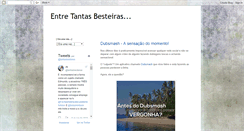 Desktop Screenshot of entretantasbesteiras.blogspot.com