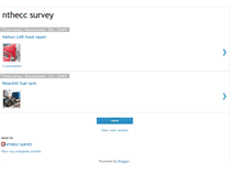 Tablet Screenshot of ntheccsurvey.blogspot.com