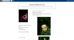 Desktop Screenshot of lasparafernalias.blogspot.com