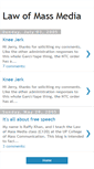 Mobile Screenshot of medialawguy.blogspot.com