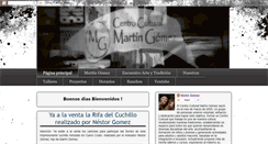 Desktop Screenshot of centroculturalmartingomez.blogspot.com