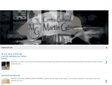 Tablet Screenshot of centroculturalmartingomez.blogspot.com