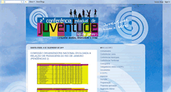 Desktop Screenshot of conferenciajuventuderio.blogspot.com