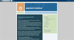 Desktop Screenshot of paymentsolution.blogspot.com