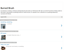 Tablet Screenshot of burnedbrush.blogspot.com