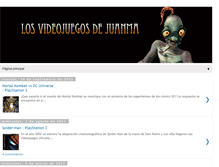 Tablet Screenshot of losvideojuegosdejuanma.blogspot.com