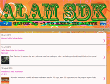 Tablet Screenshot of alamsdk.blogspot.com