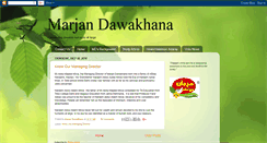 Desktop Screenshot of marjandawakhana.blogspot.com