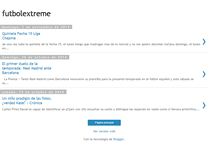 Tablet Screenshot of futbolextreme88.blogspot.com