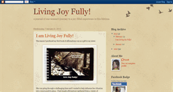 Desktop Screenshot of cyndi-livingjoyously.blogspot.com