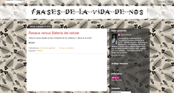 Desktop Screenshot of frasesdelavidadenos.blogspot.com