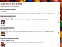 Tablet Screenshot of bubblegumandbibles.blogspot.com