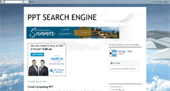 Desktop Screenshot of pptsearchengine.blogspot.com