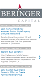 Mobile Screenshot of beringercapital.blogspot.com