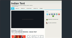 Desktop Screenshot of indian-wedding-party-tent.blogspot.com