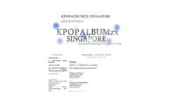 Desktop Screenshot of kpopalbumzxsg.blogspot.com