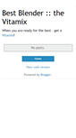 Mobile Screenshot of best-blender.blogspot.com