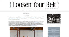 Desktop Screenshot of loosenyourbelt.blogspot.com