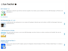 Tablet Screenshot of hackertux.blogspot.com