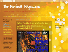 Tablet Screenshot of muslimatmag.blogspot.com