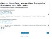 Tablet Screenshot of museodeldinero.blogspot.com