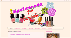 Desktop Screenshot of kellyapaixonadaporesmaltes.blogspot.com
