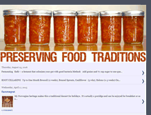 Tablet Screenshot of preservingfoodtraditions.blogspot.com