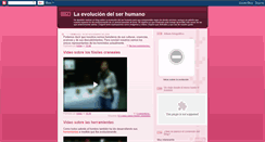 Desktop Screenshot of laevoluvindelserhumano.blogspot.com