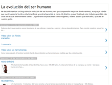 Tablet Screenshot of laevoluvindelserhumano.blogspot.com