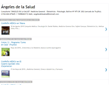 Tablet Screenshot of angelesdelasalud.blogspot.com