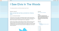 Desktop Screenshot of isawelvisinthewoods.blogspot.com