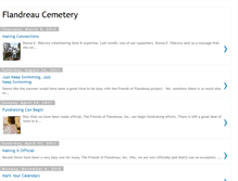 Tablet Screenshot of flandreaucemetery.blogspot.com