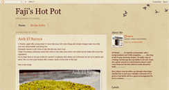 Desktop Screenshot of fajishotpot.blogspot.com