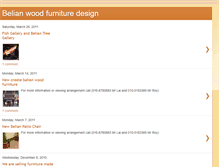Tablet Screenshot of belianwoodfurnituredesign.blogspot.com