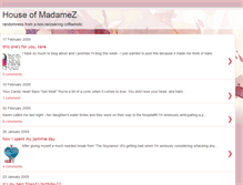 Tablet Screenshot of madamezshouse.blogspot.com