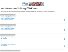 Tablet Screenshot of news-stiftungebwk.blogspot.com