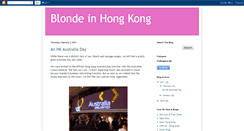 Desktop Screenshot of blondeinhongkong.blogspot.com