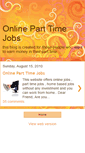 Mobile Screenshot of parttimejobs1008.blogspot.com