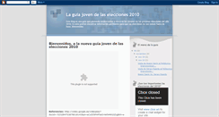 Desktop Screenshot of paelecciones2010.blogspot.com