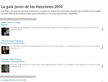 Tablet Screenshot of paelecciones2010.blogspot.com