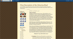 Desktop Screenshot of closeencountersofthelibrariankind.blogspot.com