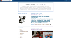 Desktop Screenshot of dreamingoutloudinc.blogspot.com