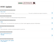 Tablet Screenshot of n1h1-flu-update.blogspot.com
