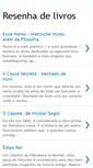 Mobile Screenshot of livroresenha.blogspot.com