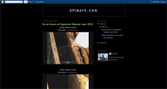 Desktop Screenshot of apimaye.blogspot.com